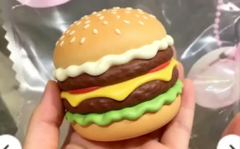 Hamburger Squeeze Toy